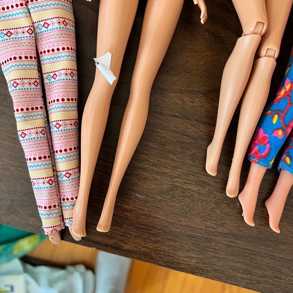 Mattel Barbie Doll Lot Assorted Outfits Parts and Repair Mixed Condition 10pc